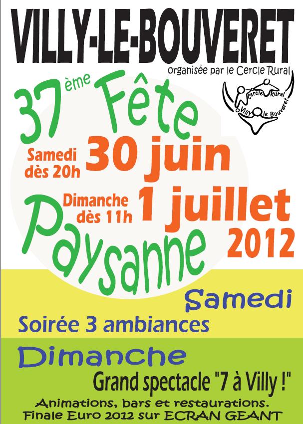 affiche fete paysanne 12